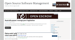 Desktop Screenshot of opensourcesoftwaremanagement.com