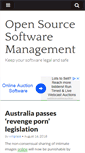 Mobile Screenshot of opensourcesoftwaremanagement.com