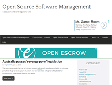 Tablet Screenshot of opensourcesoftwaremanagement.com